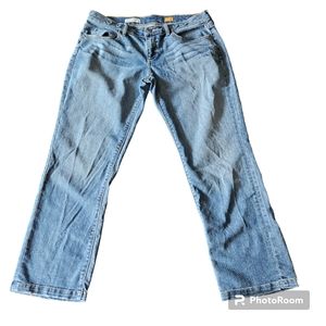Pilcro and the Letterpress Anthropologie Denim Jeans Low-rise Straight, Size 30